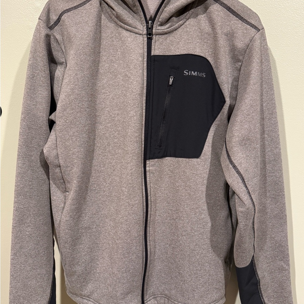 Simms Gray and Black Hoodie
